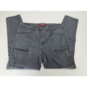 Union Bay Juniors Pants Size 17 Gray Cargo Style